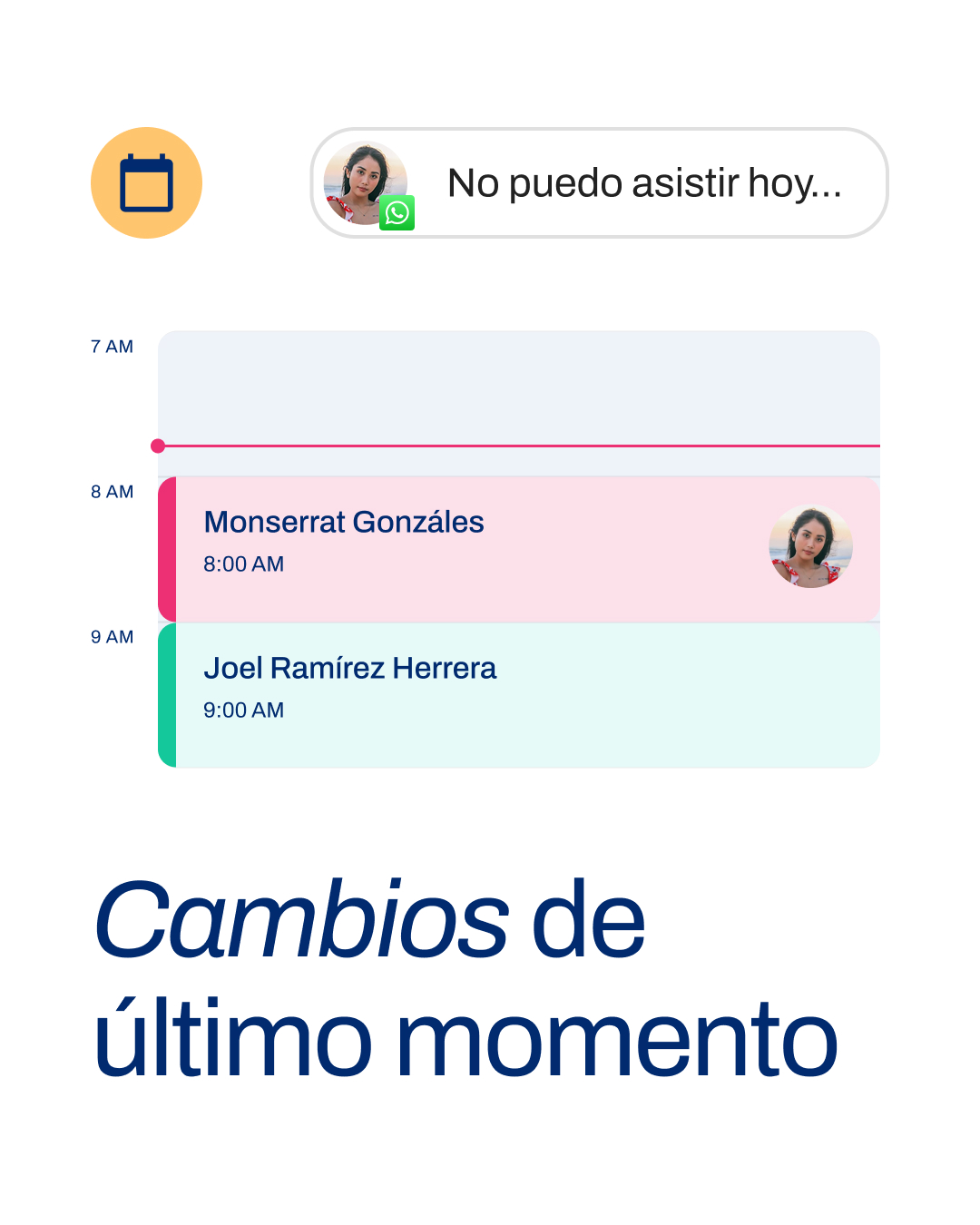 Cambios de ultimo minuto